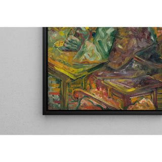 À la Table - Arnold Peter Weisz-Kubínčan | Reproduction Tableau Décoration murale affiche copie