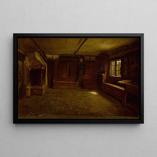 Adolph Tidemand - Farm Interior.webp