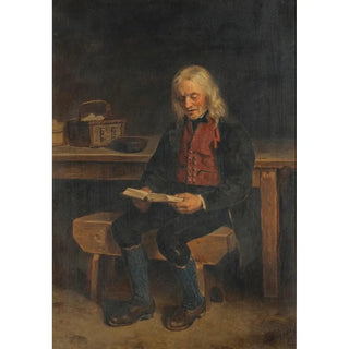 Adolph Tidemand - The Reader Jan Tanne.webp