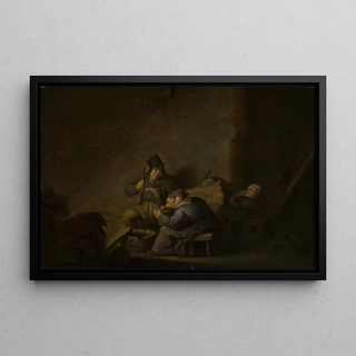 Adriaen van Ostade - Genre scene in an interior.webp