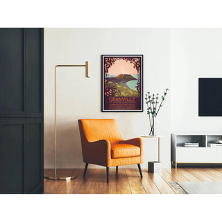 Affiche Granville ancienne – La Monaco du Nord, vue sur la mer