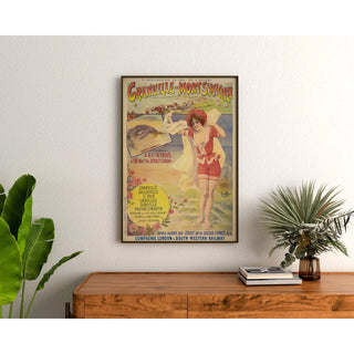 Affiche Granville vintage – Excursions vers Jersey et le Mont-Saint-Michel