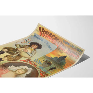 Affiche Mont-Saint-Michel vintage – Voyages à prix réduits