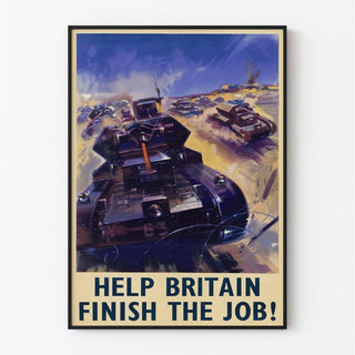 Affiche Seconde Guerre Mondiale - Help Britain Finish the Job!
