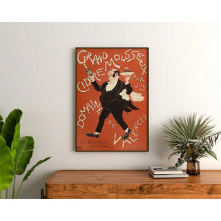 Affiche publicitaire vintage – Cidre mousseux Valencey