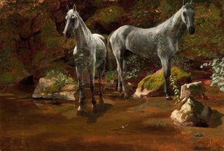 Albert Bierstadt - Study of Wild Horses.webp