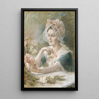 Albert Edelfelt - Flower Girl.webp