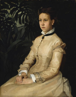 Albert Edelfelt - Portrait Of The Artists Sister Ellen Edelfelt.webp