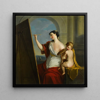 Allégorie de la peinture - Philippe Mercier