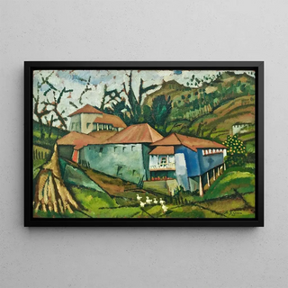 Amadeo de SouzaCardoso - Small River House.webp