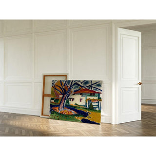 Arbres bleus - Henry Lyman Saÿen | Reproduction Tableau Décoration murale affiche copie