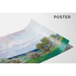 Arbres en fleurs à Deutschlandsberg - Alfred Zoff | Reproduction Tableau Décoration murale affiche copie