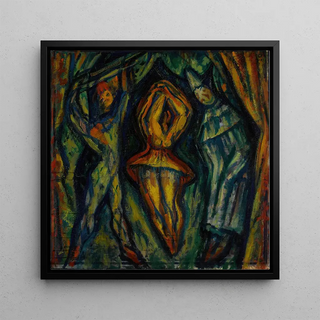 Arlequin, Colombine et Pierrot - Mark Gertler