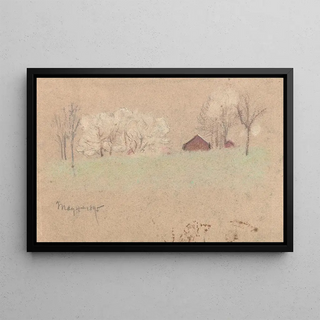 Arthur Bowen Davies - The Red Barn.webp