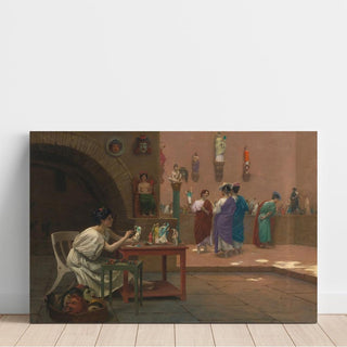 Atelier de Tanagra - Jean-Léon Gérôme | Reproduction Tableau Décoration murale affiche copie