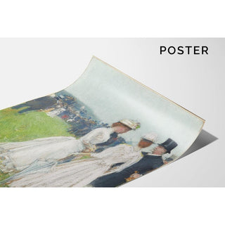 Au Grand Prix de Paris - Childe Hassam | Reproduction Tableau Décoration murale affiche copie