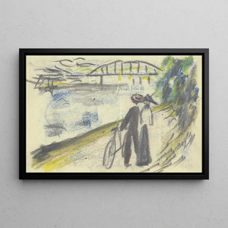 August Macke - Path at the Rhine.webp