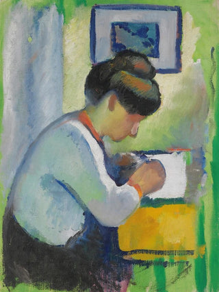August Macke - Woman Writing.webp