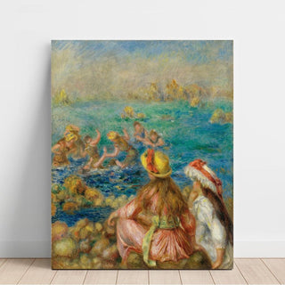 Baigneuses - Pierre-Auguste Renoir | Reproduction Tableau Décoration murale affiche copie