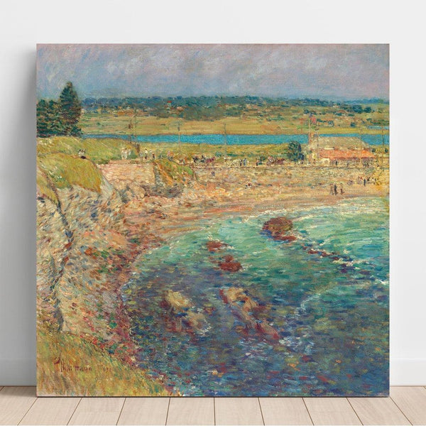 Reproduktion des Gemäldes Bailey’s Beach, Newport, Rhode Island - Childe Hassam