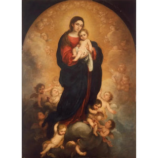 Bartolom Estebn Murillo - Virgin And Child In Glory.webp