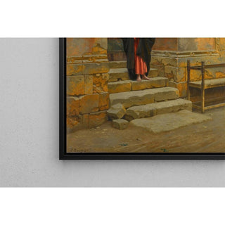 Before the Mosque - Ludwig Deutsch | Reproduction Tableau Décoration murale affiche copie