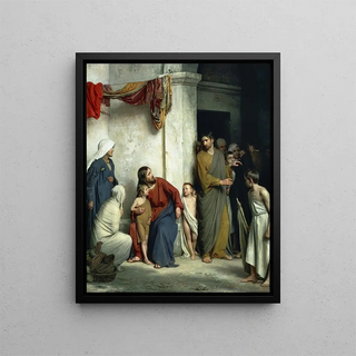 Carl Bloch - Christ and the Children.webp