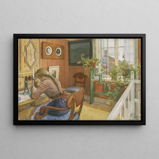 Carl Larsson - LetterWriting.webp