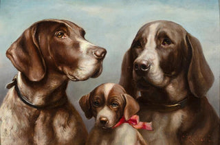 Carl Reichert - Family of German Shorthaired Pointers.webp
