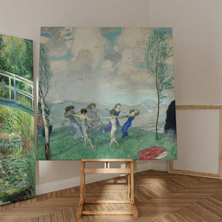 Cercle dansant - Franz von Stuck | Reproduction Tableau Décoration murale affiche copie