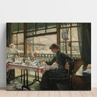 Chambre avec vue sur le port - James Tissot | Reproduction Tableau Décoration murale affiche copie