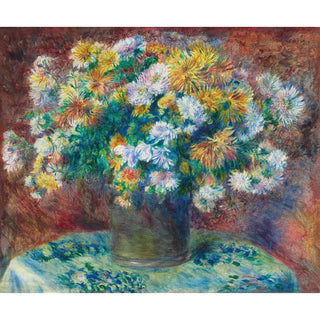 Chrysanthèmes - Pierre-Auguste Renoir | Reproduction Tableau Décoration murale affiche copie