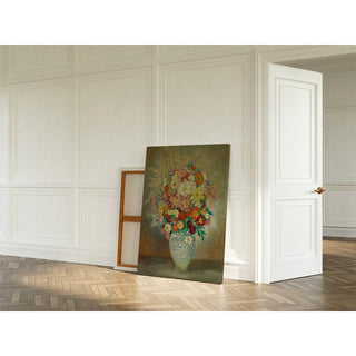 Composition Florale Aux Dahlias - Henri Lebasque | Reproduction Tableau Décoration murale affiche copie