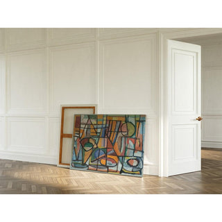 Composition abstraite II - Géométrique - Sasza Blonder | Reproduction Tableau Décoration murale affiche copie