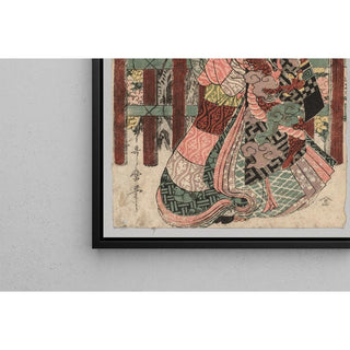 Courtesan - Kitagawa Utamaro | Reproduction Tableau Décoration murale affiche copie