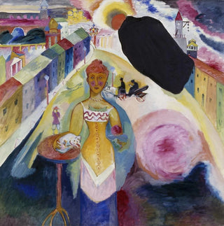 Dame à Moscou - Wassily Kandinsky