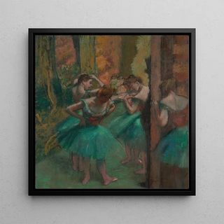 Danseurs rose et vert - Edgar Degas
