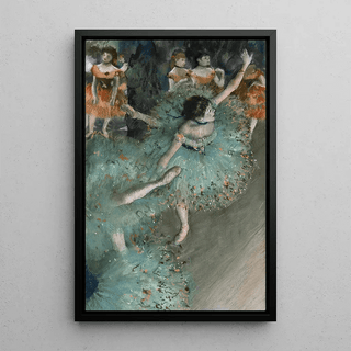 Danseuse verte - Edgar Degas | Reproduction Tableau Décoration murale affiche copie