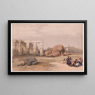 David Roberts - Fragment of the Great Colossi at the Memnonium Thebes.webp