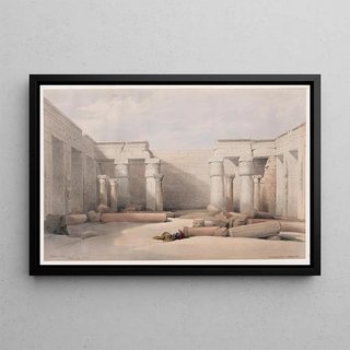 David Roberts - Medinet Abou Medinet Habu Thebes Dec 5th 1832.webp