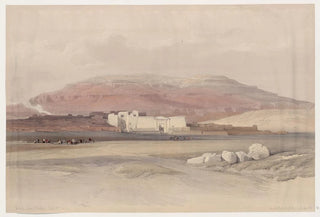 David Roberts - Medint sic Abou Medinet Habu Thebes Dec 8th 1838.webp
