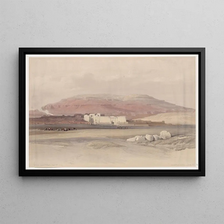 David Roberts - Medint sic Abou Medinet Habu Thebes Dec 8th 1838.webp