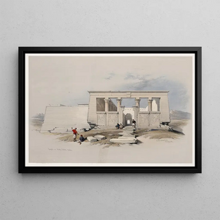 David Roberts - Temple at Wady Dabod Wadi Dbd Nubia.webp
