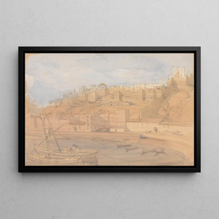 David Roberts - The Alcazaba from the Mole Malaga.webp
