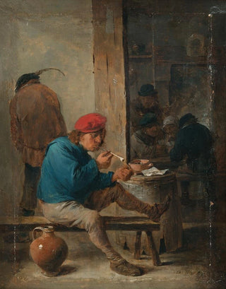 David Teniers The Younger - Tavern Scene with Smokers.webp