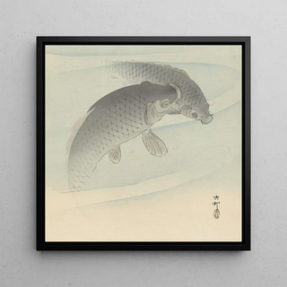 Deux carpes - Ohara Koson