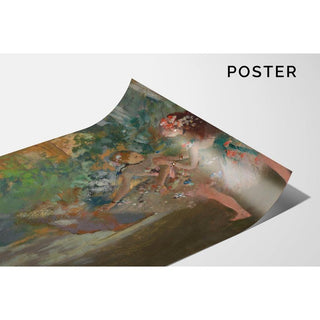 Deux danseuses sur la scène - Edgar Degas | Reproduction Tableau Décoration murale affiche copie