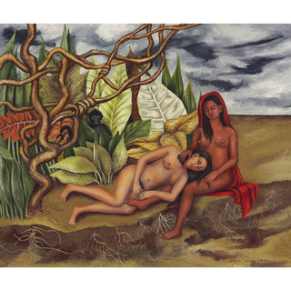 Dos Desnudos en el Bosque La Tierra Misma - Frida Kahlo | Reproduction Tableau Décoration murale affiche copie