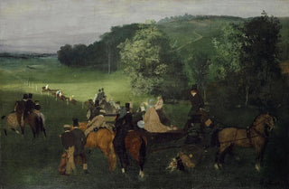 Edgar Degas - At the Racecourse The Races.webp