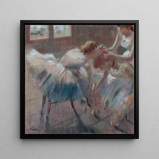 Edgar Degas - Three Dancers Preparing for Class.webp